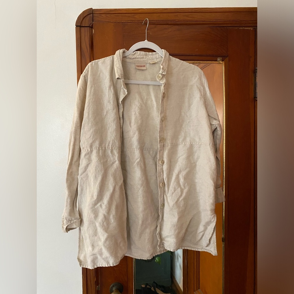 Linen / Cotton Button up shacket